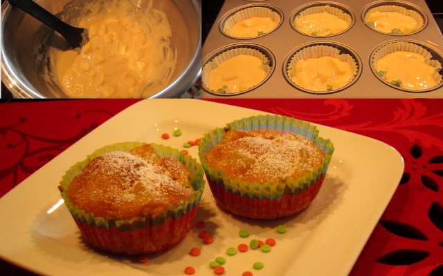 Apfelmuffins mit Marzipan