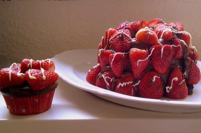 Nutella-Erdbeer-Kuchen